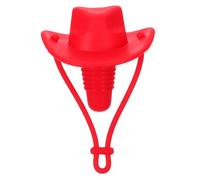 ABOOFAN Tapón de Vino de Silicona Forma de Sombrero Reutilizable y Hermético Mini Gorro para Manualidades para Decoraciones y Recuerdos de Fiesta Western Compatible con Botellas