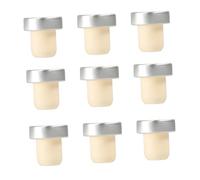ABOOFAN Tapones para Botellas de Vino 29Mm Corchos de Sellado Reutilizables Aluminio Buen Efecto de Sellado para y Cerveza Set de 9 Piezas