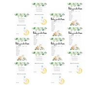 ABOOFAN Tarjetas de Predicción para el Género del Ñiño en Color Verde para Shower 20 de Papel, Juego en Fiestas y Celebraciones