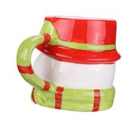 ABOOFAN Taza de Cerámica Navideña Muñeco de Nieve Taza de Desayuno Colores Surtidos y Leche Adecuado para Hogar y Oficina Navidad Decorativa