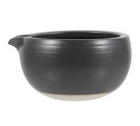 ABOOFAN Tazón de Matcha Japonés de Cerámica Blanca con Vertedor, Tamaño Pequeño, para Ceremonia del Té Tradicional, Taza de Agua Multifuncional para Hogar y Oficina