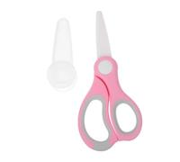 ABOOFAN Tijeras de Cerámica para Alimentos de Niña con Funda Protectora Cortador Versátil para Carne Verduras Frutas y Fideos Diseño Ergonómico y Portátil para Preparar Comidas