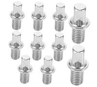 ABOOFAN Tornillos para Hardware de Batería M6 X 10 MM, Juego de 10 Piezas para Llave de Caja y Pedales, Adecuado para Mantenimiento de Instrumentos de Percusión en Estudio y Escenario