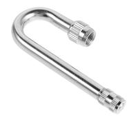 ABOOFAN Tubo de Extensión para Válvula de Neumático con Diseño Curvado para Inflado Fácil Coches y Camiones Prolongador Resistente y Duradero