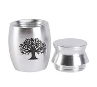 ABOOFAN Urna y Diseño Brillante de Acero Inoxidable Resistencia Corrosión para Conservar de para