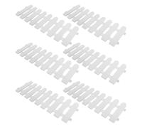 ABOOFAN Valla de Plástico para Jardín, 6 Piezas, 50 CM Largo X 13 CM Alto, Recinto Exterior para Tortugas y Reptiles, Adecuado para Tomar el Sol y Pastar en Patio