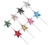 ABOOFAN Velas para Tartas de Cumpleaños en Forma 3D, 8 Piezas Surtidas de Colores Vivos, para Adornos en Fiestas y Bodas, Suministros para Tartas de Cumpleaños Color Color Aleatorio