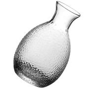 ABOOFAN Vidrio Transparente Sake Pot Japonés para Servicio de Bebidas Decantador con Diseño Nítido y Estable para Agua Sake y Licores Decoración y Regalo Único