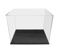 ABOOFAN Vitrina de Acrílico para Cascos de Fútbol Americano Ligera Prueba de Polvo Base Negra Adecuado para Exhibición de Recuerdos Deportivos en Oficina o Viaje