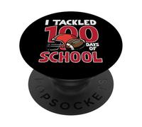 Abordó 100 días de fútbol Escolar, 100 días para niños PopSockets PopGrip Adhesivo