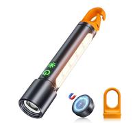 Abosi Linterna LED recargable 60.000 lúmenes, 9 modos, linterna LED extremadamente brillante XHP90.2 con zoom y IPX7, resistente al agua, linternas fuertes para camping, senderismo, emergencias