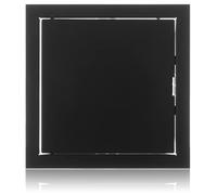 ABOUT VENT 150x150mm Puerta de inspección de metal - Antracita Tapa de inspección de acero galvanizado - Puerta de mantenimiento, puerta de inspección, puerta de control de mantenimiento