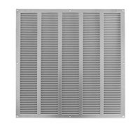 ABOUT VENT 500x500 mm Rejilla de Ventilación de Acero Galvanizado con Mosquitera - Rejillas de Ventilación Metálicas