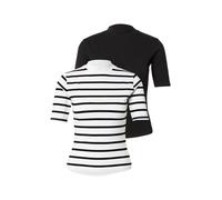 ABOUT YOU Camiseta 'Lenni' negro / blanco L EUR
