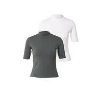 ABOUT YOU Camiseta 'Lenni' verde oscuro / blanco L verde oscuro / blanco