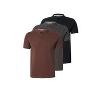 ABOUT YOU Camiseta 'Robin' chocolate / gris oscuro / negro S chocolate / gris oscuro / negro