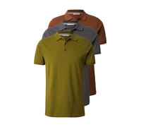 ABOUT YOU Camiseta 'Robin' cognac / gris oscuro / oliva S cognac / gris oscuro / oliva