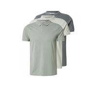 ABOUT YOU Camiseta 'Robin' gris / caqui / menta S gris / caqui / menta