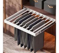 Above - Tendedero extensible de aleación de aluminio, organizador de ropa que ahorra espacio para espacios pequeños