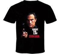 Above The Law Steven Seagal Action Movie T Shirt Mens tee Gift Black XL