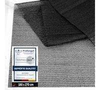aboveBED Alfombrilla antideslizante para alfombra de 180 x 270 cm, alfombrilla antideslizante, antideslizante para alfombras, alfombrilla antideslizante multiusos para cajones, coche (negro)