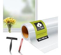 aboveBED Vinilos para Cristales Opaco 90x400cm, Vinilo Adhesivo Cristal, Vinilo Ventana Privacidad, Anti-UV Autoadhesivo Estático, para Dormitorio Baño Cocina Oficina Hogar