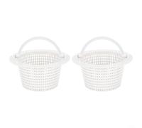 AboveGround Pool ThruWall Skimmer Basket para HydroSkim Skimmer 513330 compatible con SP1091WM Skim para una captura eficaz de desechos y mantenimiento de la piscina (paquete de 2)