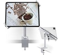 AboveTEK Bloqueo Antirrobo Soporte para Tablet - 360/320 POS Swivel - Bloqueo de Seguridad para Tablet, Soporte de Mesa con Abrazadera para iPad de 7 a 11 Pulgadas Fire Microsoft Galaxy Tab Google
