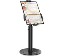 AboveTEK POS - Soporte universal para tablet para dispositivos de 7.9 a 11 pulgadas, soporte de seguridad antirrobo giratorio de 360° para iPad, iPad Air, Samsung, encimera de escritorio ajustable en