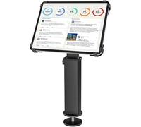 AboveTEK Soporte Antirrobo de Escritorio para iPad, Ajustable con rotación de 360° e inclinación de 180° para tabletas de 9,7 a 13 Pulgadas,Aluminio Resistente, Ideal para el Trabajo-Negro