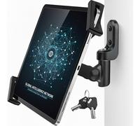 AboveTEK Soporte de Pared Antirrobo para iPad con Cerradura, Soporte de Tablet 360° para 7,9''-14,6'', Montaje de Aluminio y Acero para POS, Restaurantes, Tiendas y Negocios