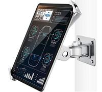 AboveTEK Soporte de Pared para Tablet antirrobo iPad de 7 a 11 Pulgadas, Incluyendo iPad, Galaxy Tab, Pizarra, Fuego y más, Bloqueo de Seguridad antirrobo y Llave Plata