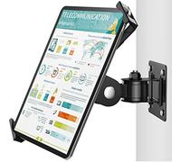 AboveTEK Soporte de Pared para Tablet Antirrobo iPad de 7 a 11 Pulgadas, Incluyendo iPad, Galaxy Tab, Pizarra, Fuego y más, Bloqueo de Seguridad antirrobo y Llave Negro