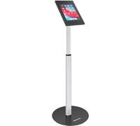 AboveTEK Soporte de Suelo Antirrobo para iPad: Robusto Soporte de Seguridad para Puntos de Venta, Carcasa de Soporte Seguro Ajustable en Altura con Mecanismo de Bloqueo y Llave para iPad Air Pro