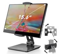 AboveTEK Soporte Tableta de Aluminio, Soporte Giratorio de 360 ° para Tableta y Teléfono para Todas las Tabletas con Pantalla de 4-14 Pulgadas o Teléfonos Móviles para Exhibición de Oficina de POS