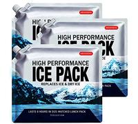 ABOXOBOG - Paquetes de hielo reutilizables para enfriadores, paquetes de gel de larga duración para bolsas refrigeradoras, lonchera, bolsa refrigeradora, mantiene la comida fría fresca (juego pequeño