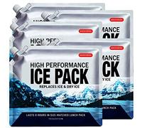 ABOXOBOG Paquetes de hielo reutilizables para enfriadores, paquetes de gel de larga duración para congelador, mochilas, loncheras infantiles, bolsa enfriadora, mantiene la comida fría fresca (juego