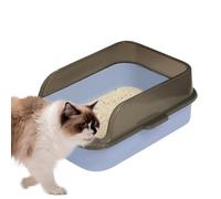 Abra la Caja de, Abra la Caja de - Pan de Control de Olor Abierto a Prueba de Fugas,Caja de Alta de Lados Altos a Prueba de Fugas, Inodoro de Gatito fácil de Limpiar para Gatitos, Mascota Interior