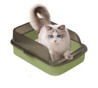 Abra la Caja de, Abra la Caja de - Pan de Control de Olor Abierto a Prueba de Fugas,Caja de de Gatitos fáciles de Limpiar, de Cara Alta para Uso en el hogar Interior