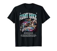 Abrace la emoción del paseo con nuestro caballo Flight Rider Camiseta