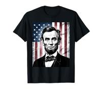 Abraham Abe Lincoln 4 de Julio Vacaciones Presidente de Estados Unidos Patriot Camiseta