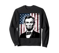Abraham Abe Lincoln 4 de Julio Vacaciones Presidente de Estados Unidos Patriot Sudadera