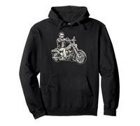 Abraham Abe Lincoln Motocicleta American Biker USA Dad Hombres Sudadera con Capucha
