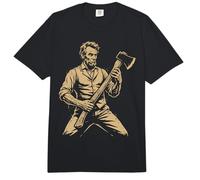 Abraham Abe Lincoln Tocando la Guitarra Comfort Colors Adult Heavyweight T-Shirt