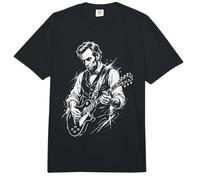Abraham Abe Lincoln Tocando la Guitarra Comfort Colors Adult Heavyweight T-Shirt