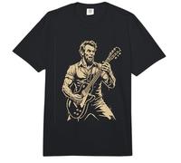 Abraham Abe Lincoln Tocando la Guitarra Comfort Colors Adult Heavyweight T-Shirt