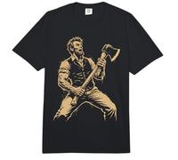 Abraham Abe Lincoln Tocando la Guitarra Comfort Colors Adult Heavyweight T-Shirt