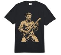 Abraham Abe Lincoln Tocando la Guitarra Comfort Colors Adult Heavyweight T-Shirt