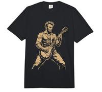 Abraham Abe Lincoln Tocando la Guitarra Comfort Colors Adult Heavyweight T-Shirt
