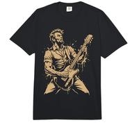 Abraham Abe Lincoln Tocando la Guitarra Comfort Colors Adult Heavyweight T-Shirt
